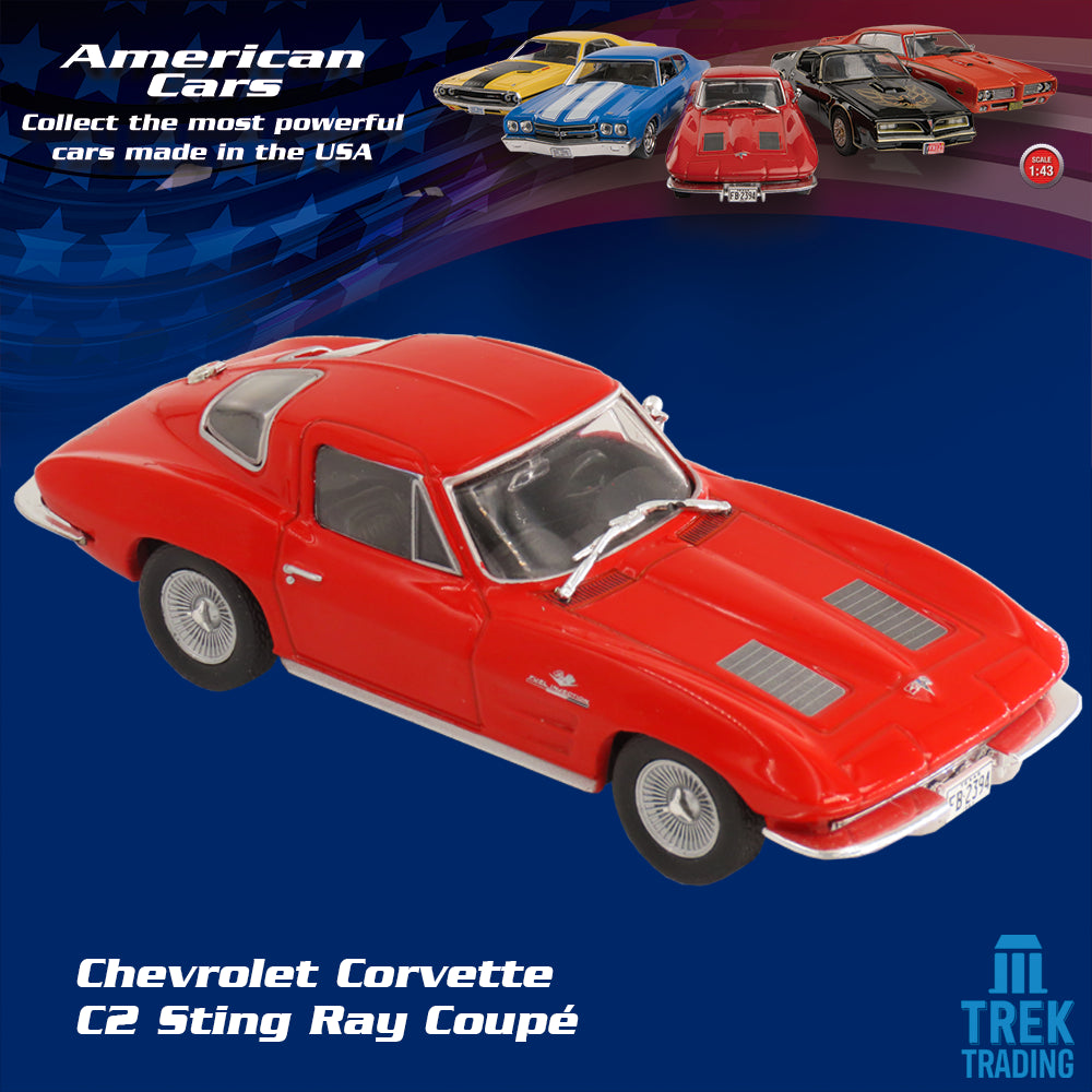 American Cars Collection Issue 1 - 1963 Chevrolet Corvette C2 Sting Ray Coupé