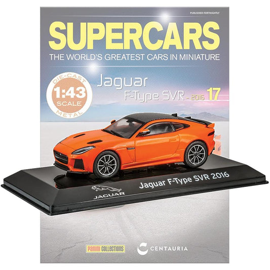 Supercars Collection 17 - Jaguar F Type SVR 2016 with Magazine