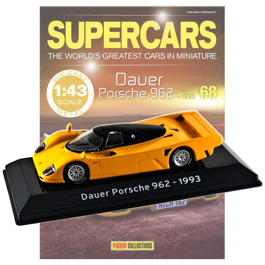 Supercars Collection 68 - Dauer Porsche 962 1993 with Magazine