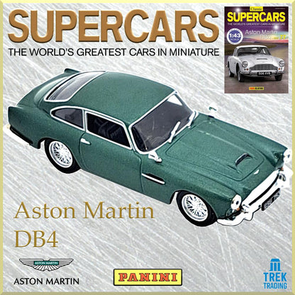 Supercars Collection 77 Aston Martin DB4 1958 with Magazine