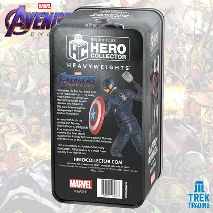 Marvel Avengers Endgame Heavyweights Collection - Captain America Metal Statue