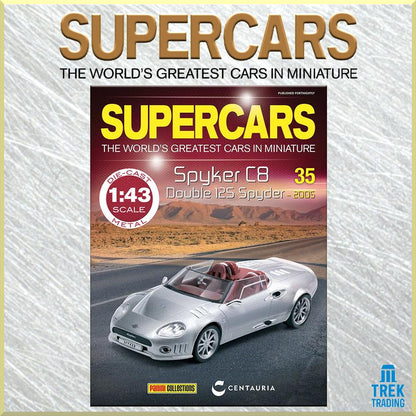 Supercars Collection 35 - Spyker C8 Double 12S Spyder with Magazine