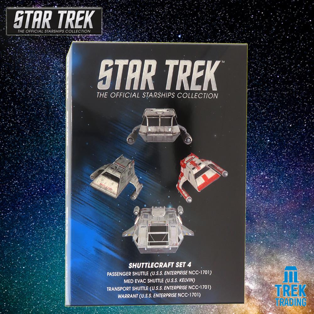 Star Trek Starships Collection - Shuttlecraft Set 4 with Magazines - Issues 13 - 14 - 15 - 16
