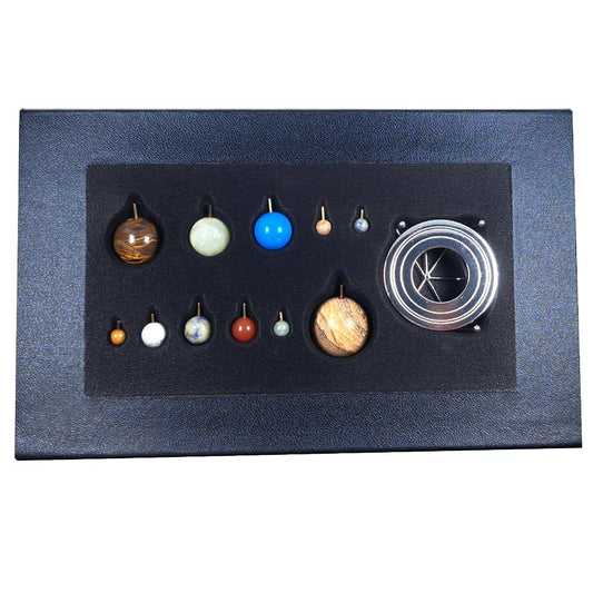 Build a Precision Mechanical Solar System Orrery - Semi-Precious Gemstone Planets Collection