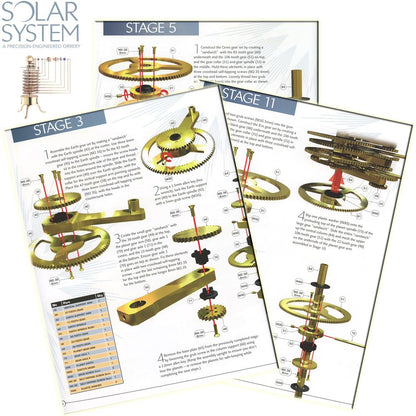 Solar System Orrery Spare Parts - Constructor's Manual