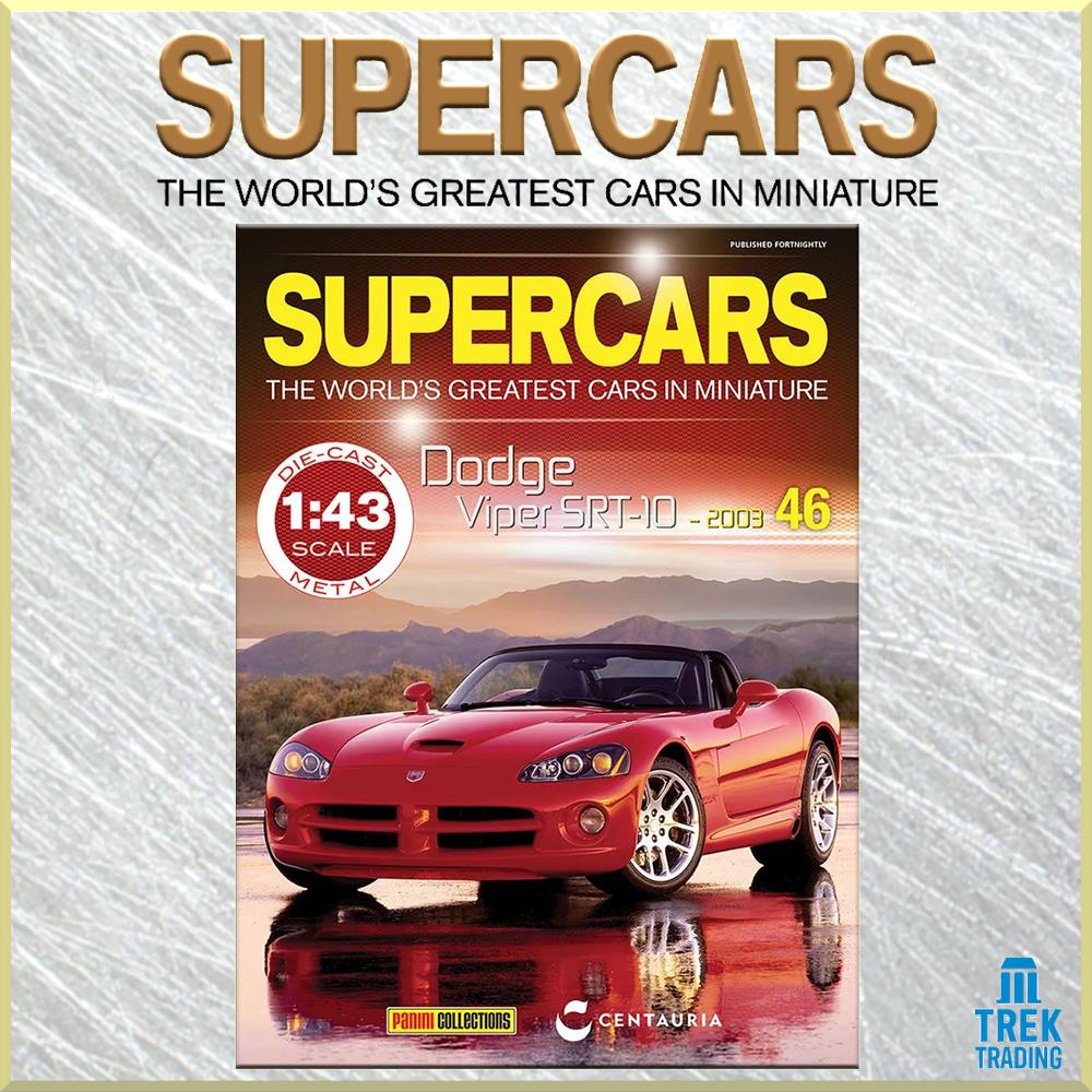 Supercars Collection 46 - Dodge Viper SRT-10 2003 with Magazine