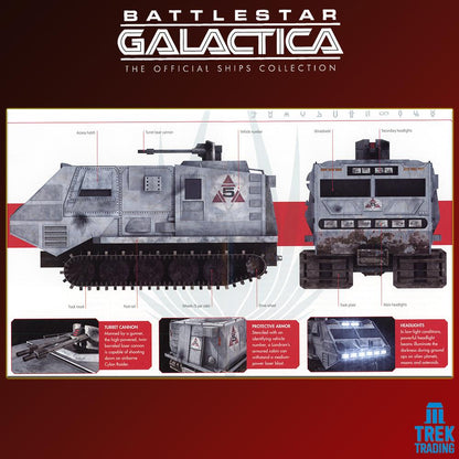 Battlestar Galactica Official Ships Collection - 16cm Classic Landram Issue 18 with Magazine