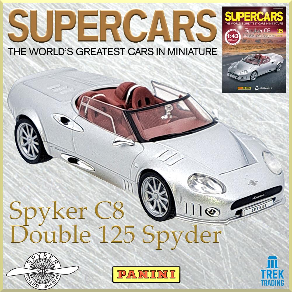 Supercars Collection 35 - Spyker C8 Double 12S Spyder with Magazine