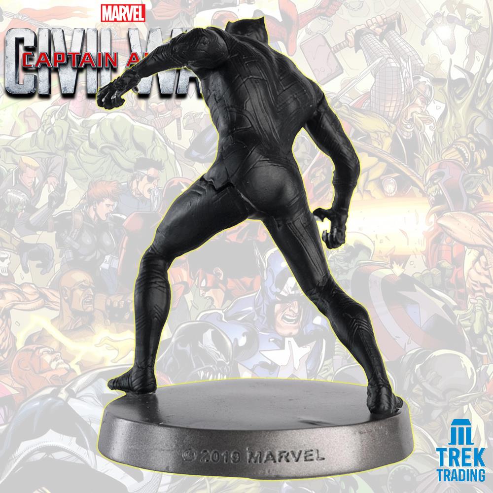 Marvel Captain America Civil War Heavyweights Collection - 10.5cm Black Panther Metal Statue