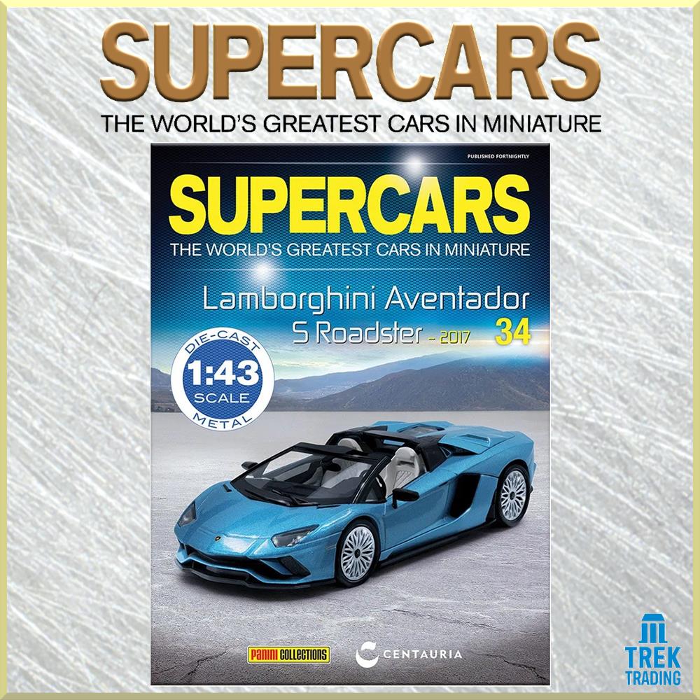 Supercars Collection 34 - Lamborghini Aventador S Roadster 2017 with Magazine