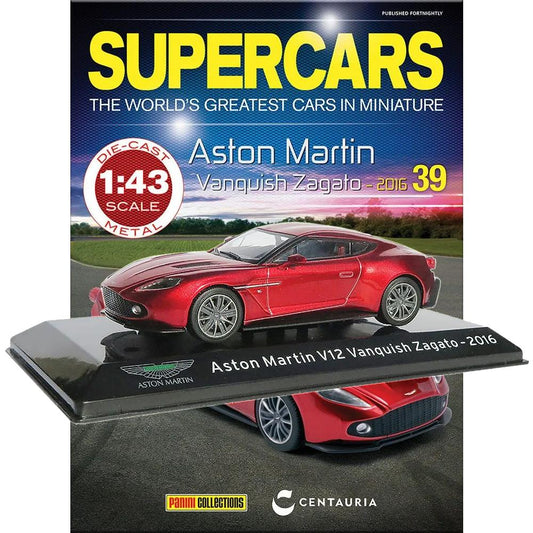 Supercars Collection 39 - Aston Martin V12 Vanquish Zagata 2016 with Magazine