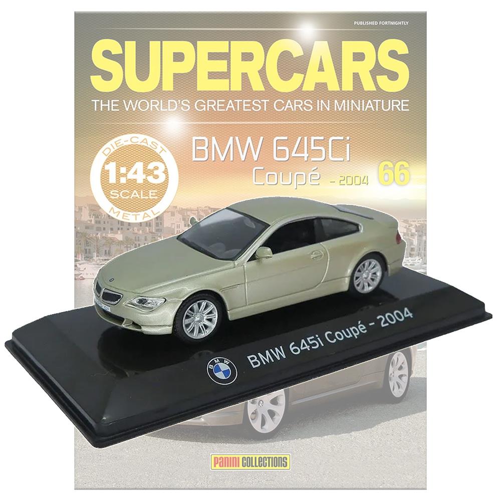 Supercars Collection 66 - BMW 645Ci Coupé 2004 with Magazine