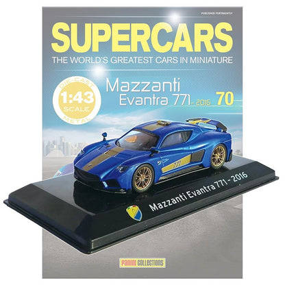 Supercars Collection 70 - Mazzanti Evantra 771 2016 with Magazine