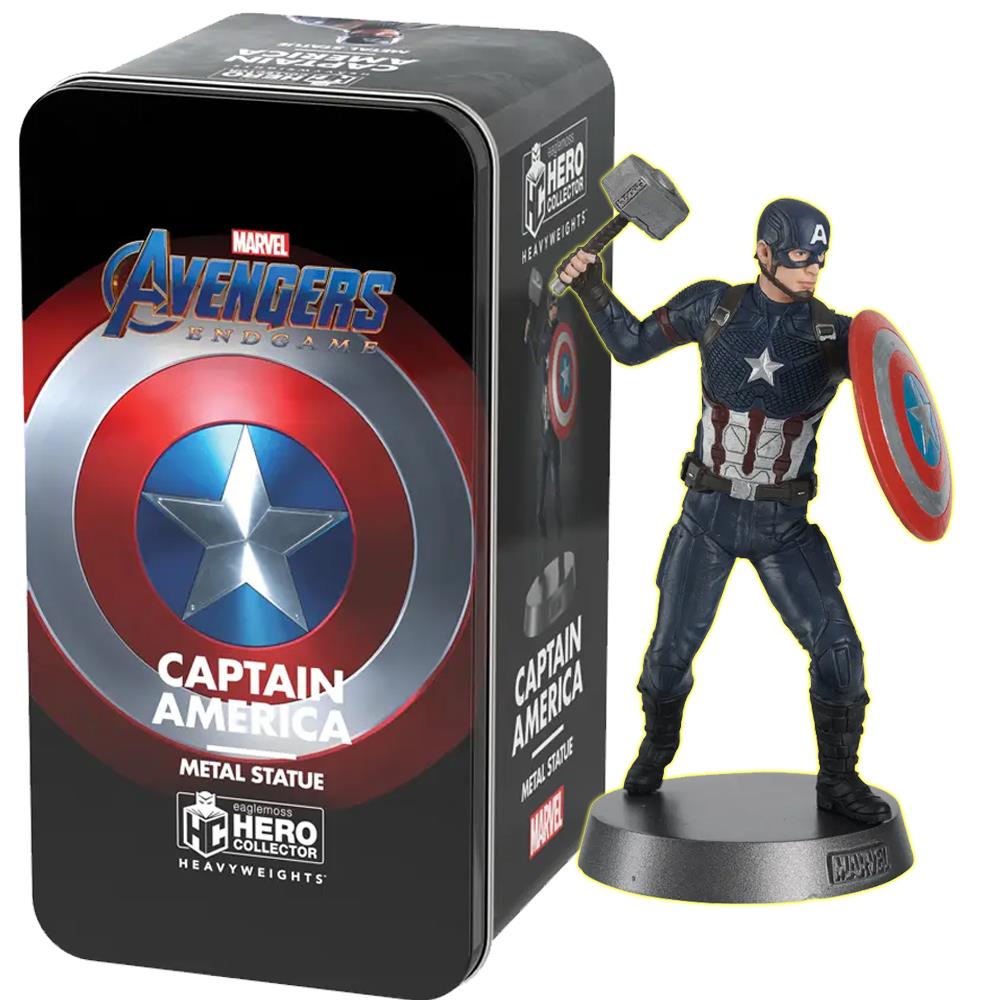 Marvel Avengers Endgame Heavyweights Collection - Captain America Metal Statue