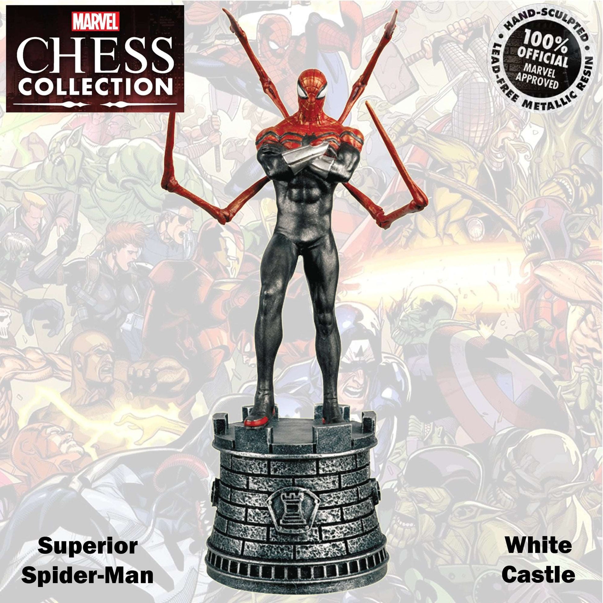Marvel Chess Collection 13cm Superior Spider-Man White Castle 79