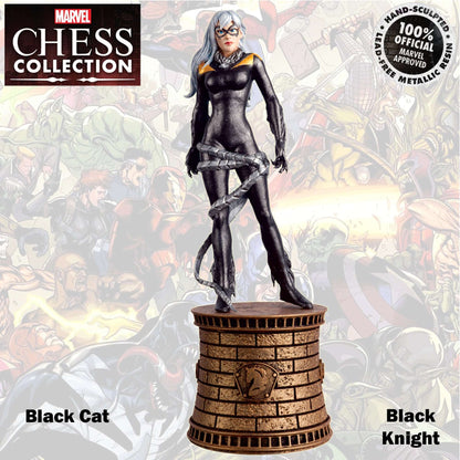Marvel Chess Collection - 12.5cm Black Cat Black Knight 86