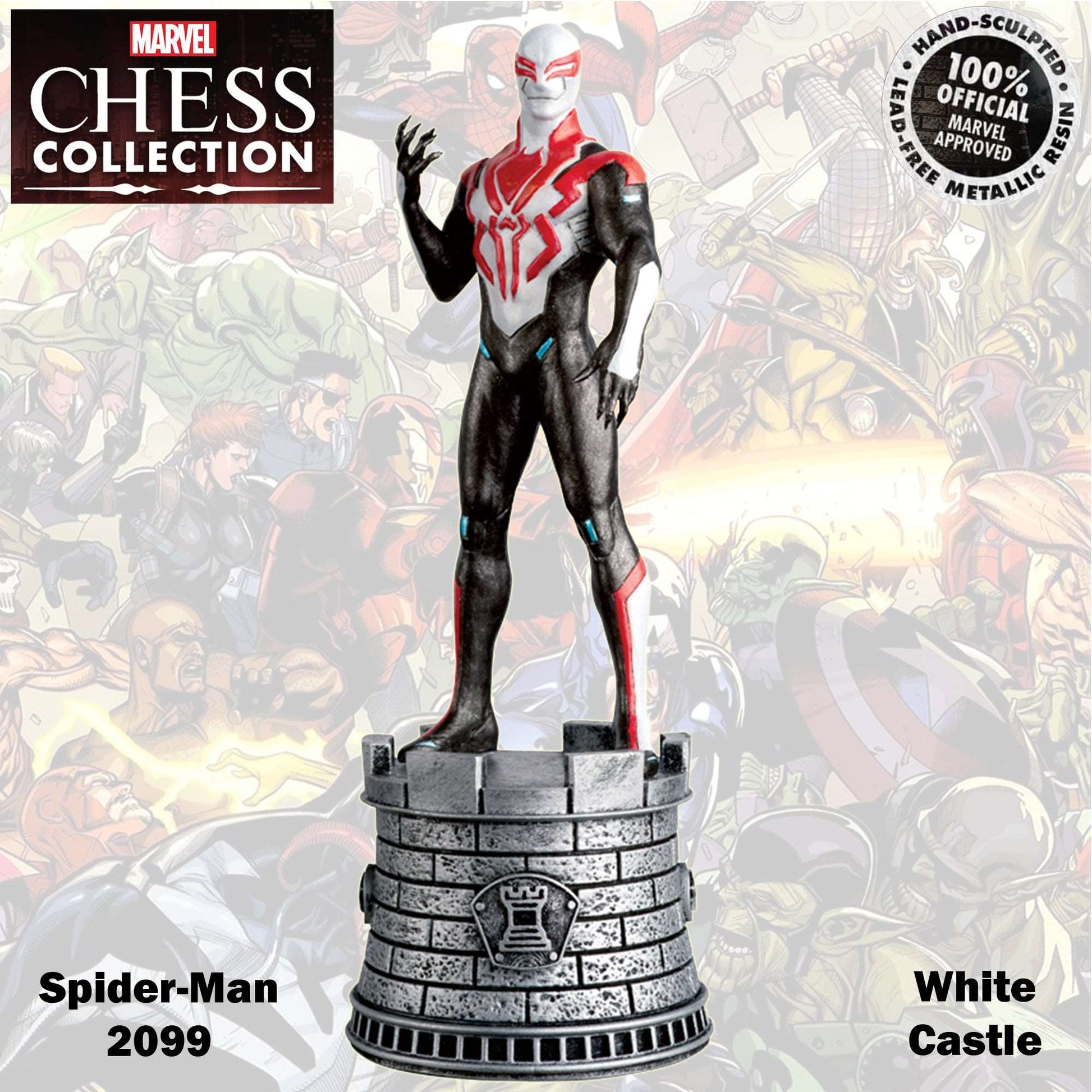 Marvel Chess Collection - 12cm Spider-Man 2099 White Castle 87