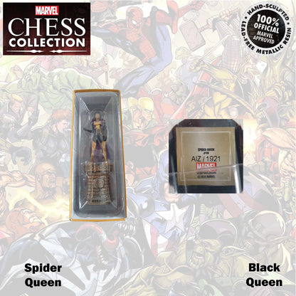 Marvel Chess Collection 13cm Spider Queen Black Queen 90
