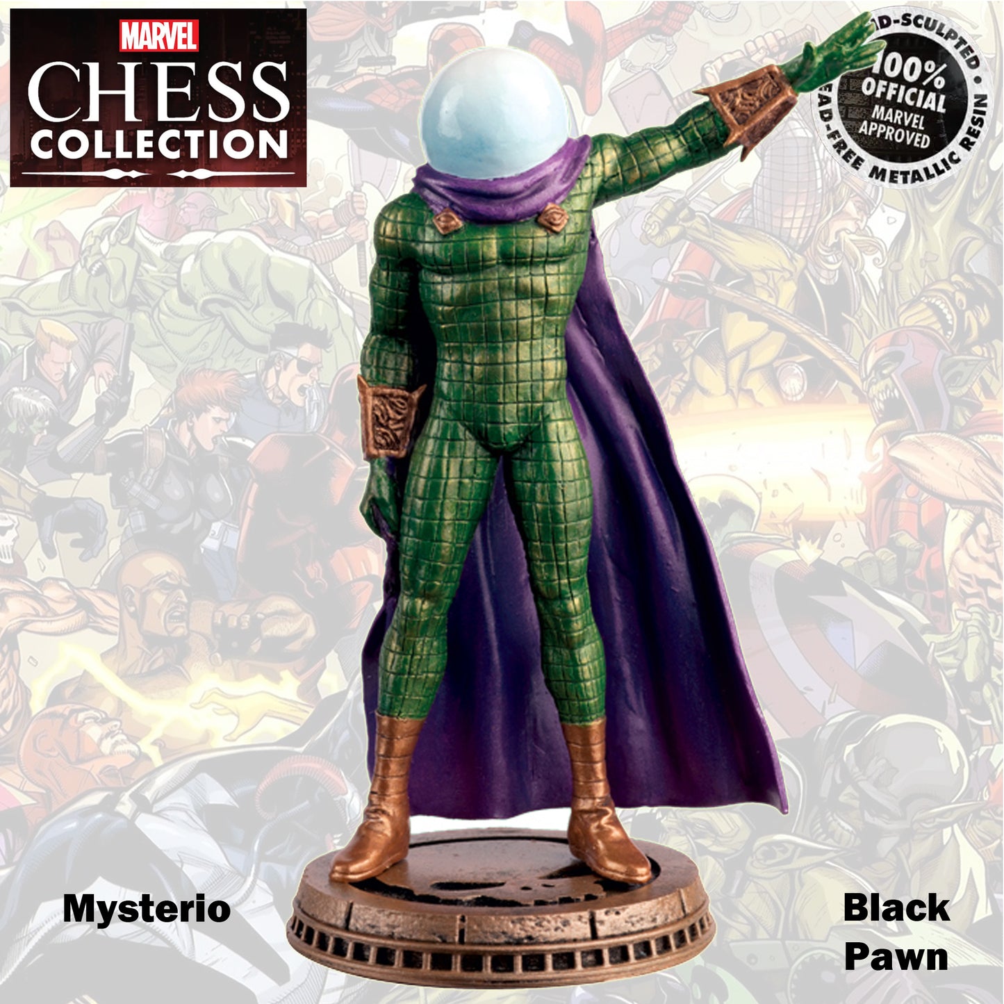 Marvel Chess Collection 9cm Mysterio Black Pawn 92
