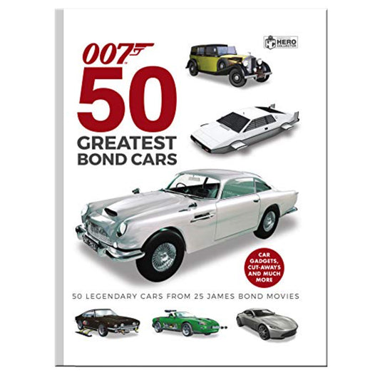 50 Greatest James Bond Cars (007) - 120 Page Hardcover