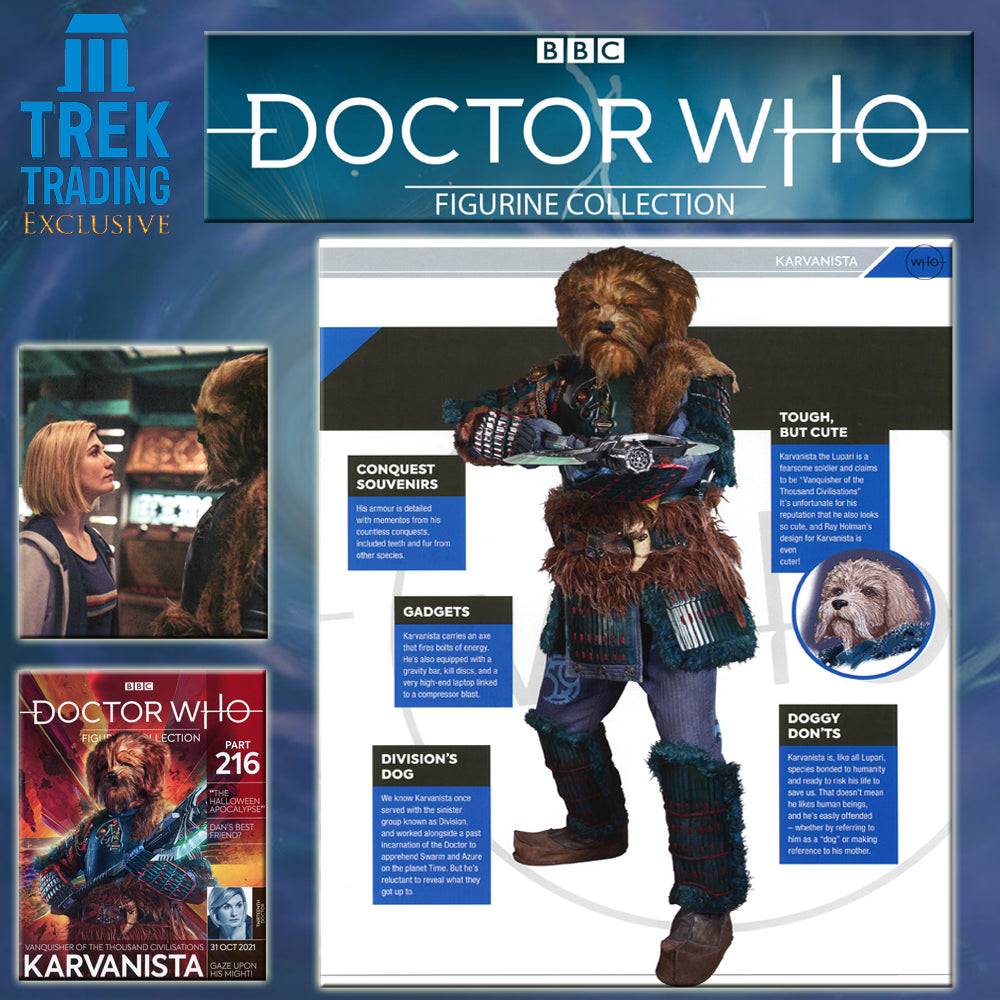 Doctor Who Figurine Collection - Part 216 - Karvanista - Magazine Only
