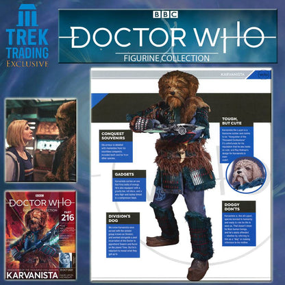 Doctor Who Figurine Collection - Part 216 - Karvanista - Magazine Only