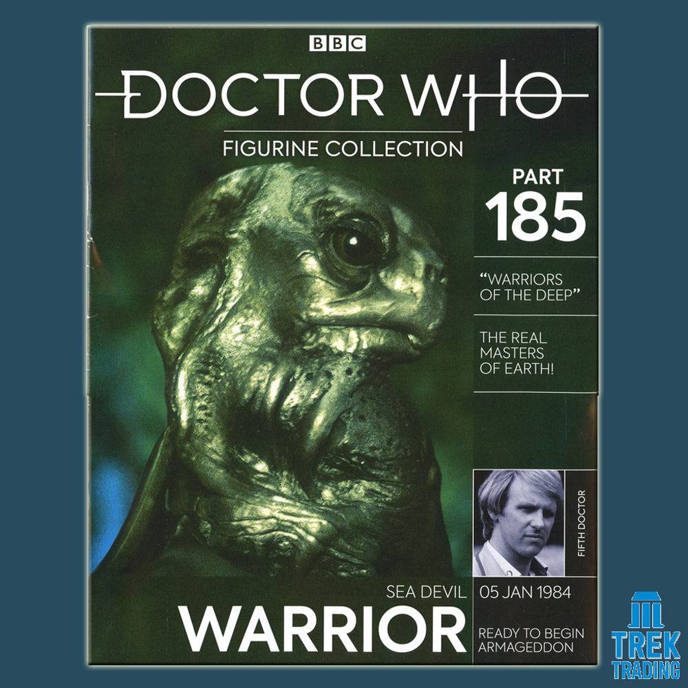 Doctor Who Figurine Collection - Sea Devil Silurian Warrior - Part 185 with Magazine