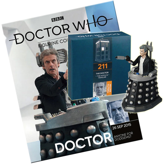 Doctor Who Figurine Collection - 12th Doctor in Davros' Chair - Issue 211 with Magazine
