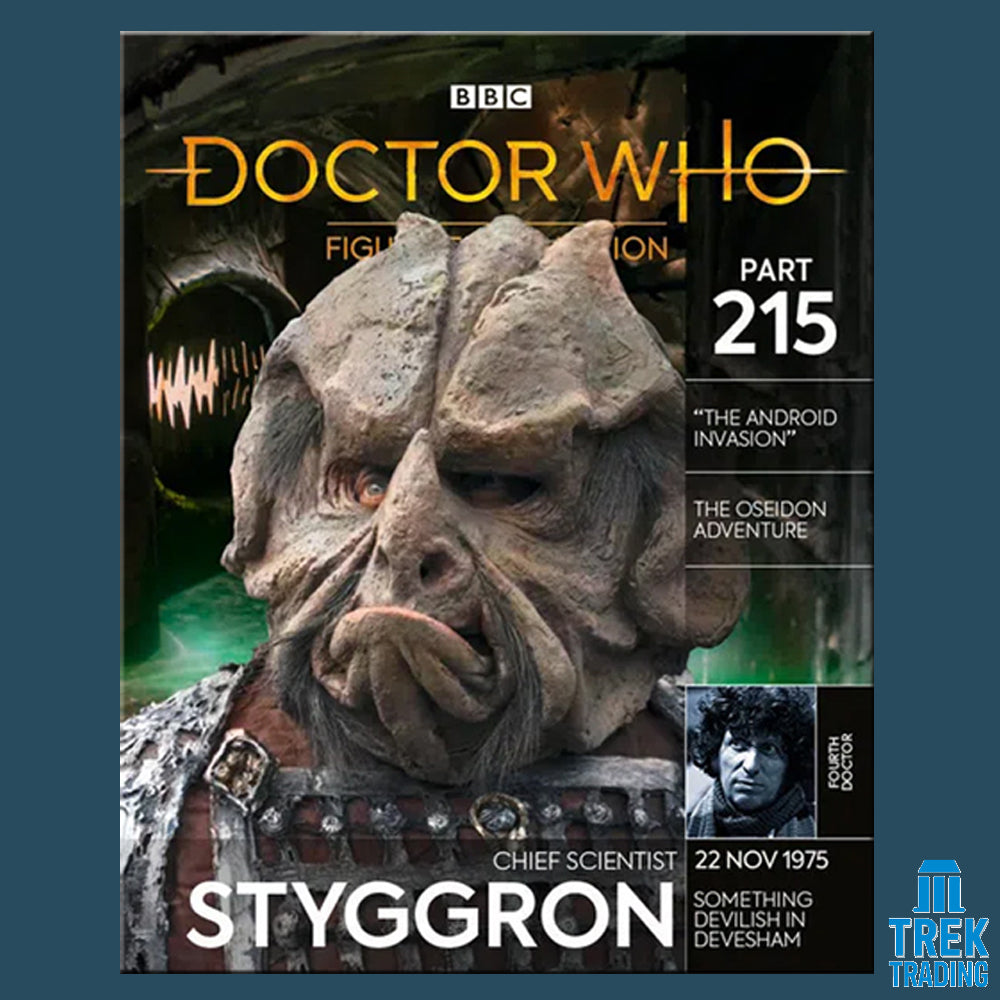 Doctor Who Figurine Collection - Styggron - Issue 215 with Magazine