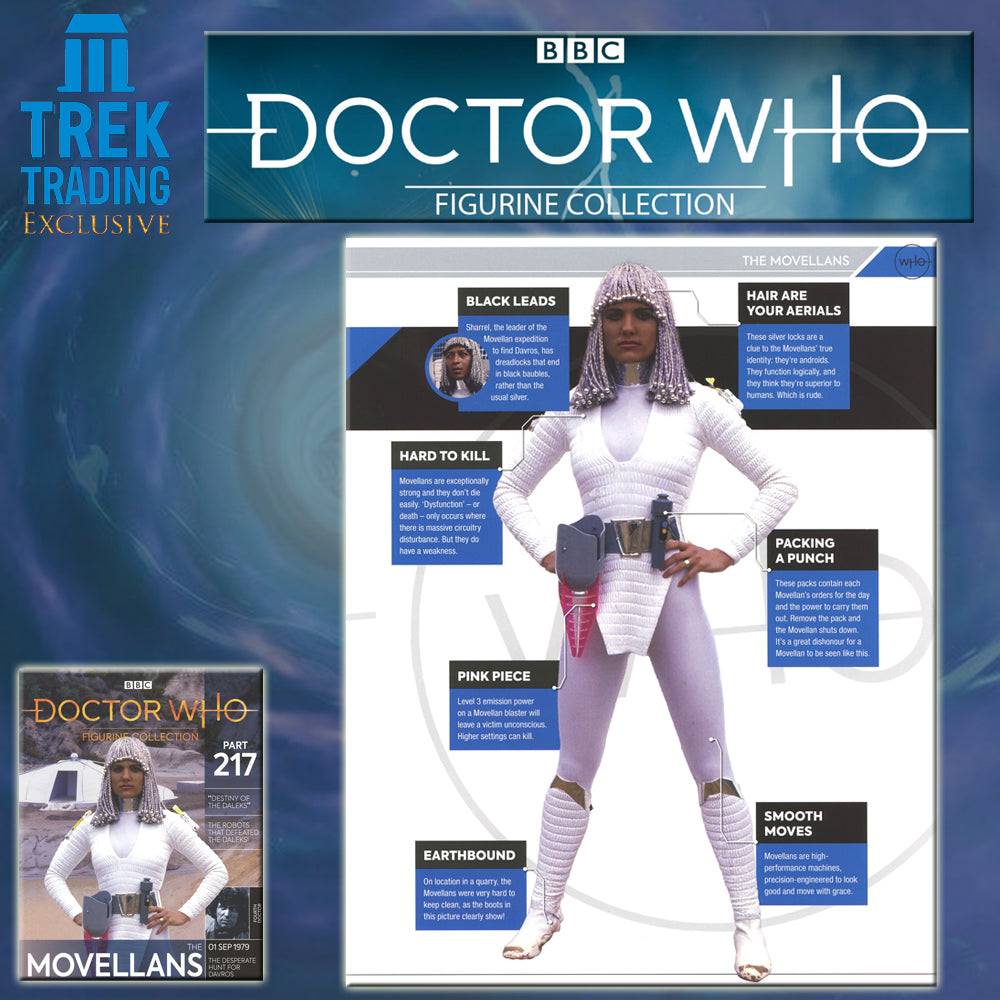 Doctor Who Figurine Collection - Part 217 - The Movellans - Magazine Only