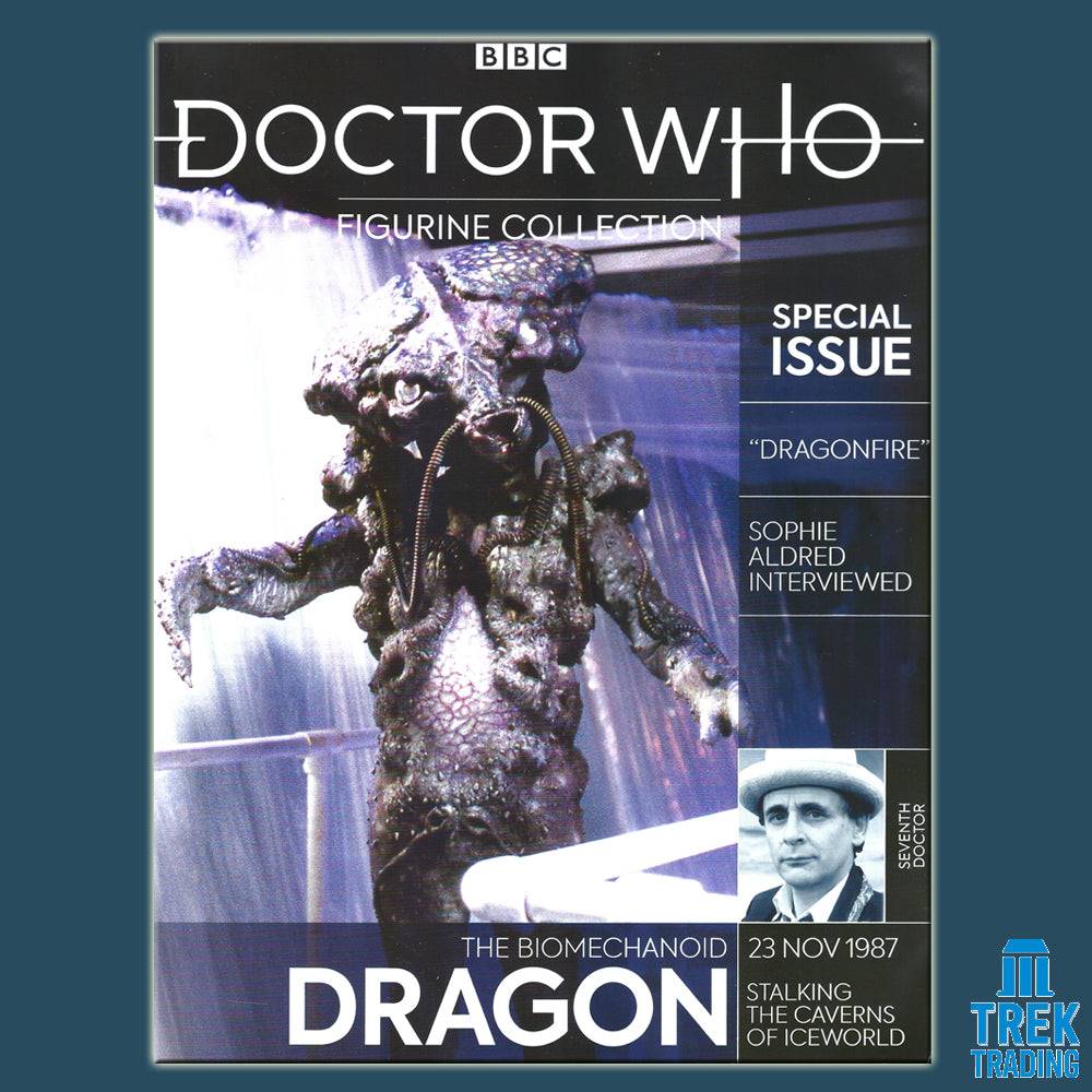 Doctor Who Figurine Collection - 12cm Biomechanoid Dragon - Special Issue 24 with Magazine