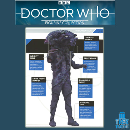 Doctor Who Figurine Collection - 12cm Biomechanoid Dragon - Special Issue 24 with Magazine