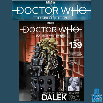 Doctor Who Figurine Collection - Exposed Mutant Dalek - Issue 139 with Magazine