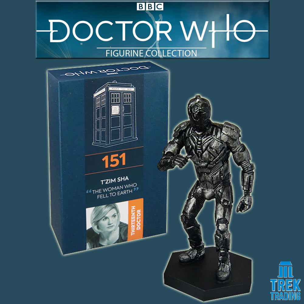 Doctor Who Figurine Collection - Stenza Warlord T'Zim Sha - Issue 151 with Magazine