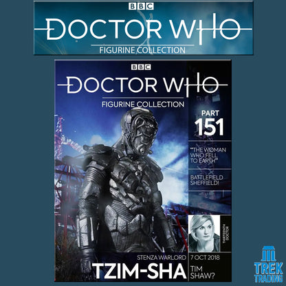Doctor Who Figurine Collection - Stenza Warlord T'Zim Sha - Issue 151 with Magazine