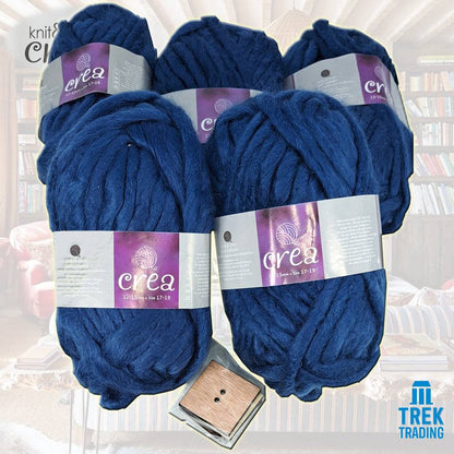 Knit & Stitch Creative - UP005 Cowl with Square Buttons