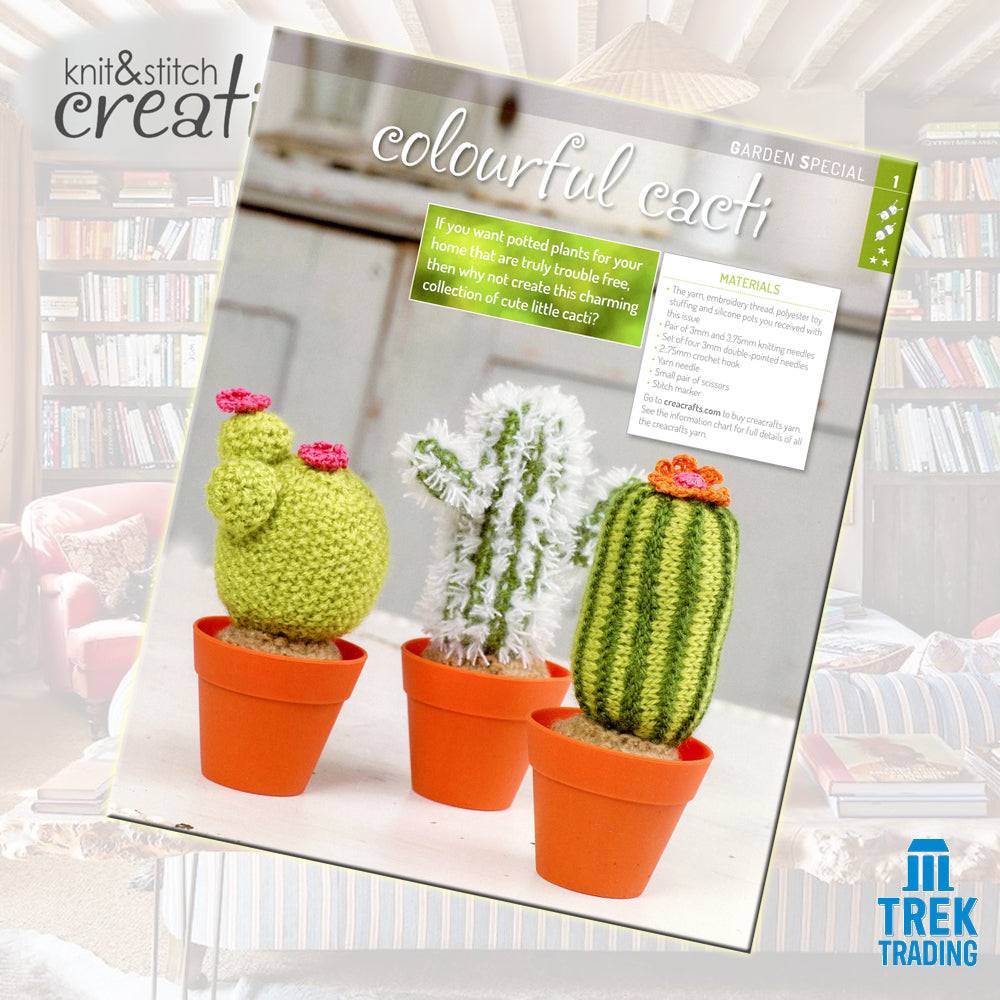 Knit & Stitch Creative - SP003 Garden Special Knitted Cacti