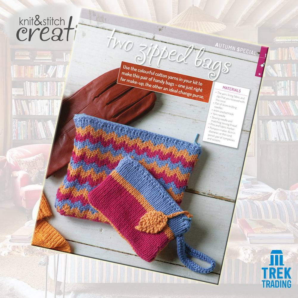 Knit & Stitch Creative - SP010 Autumn Special Two Zipped Bags