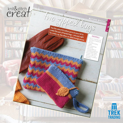 Knit & Stitch Creative - SP010 Autumn Special Two Zipped Bags