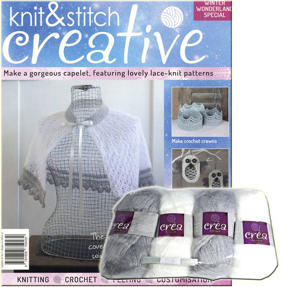 Knit & Stitch Creative - SP012 Winter Wonderland Special 2 Lacy Capelet