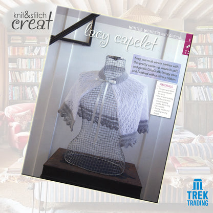 Knit & Stitch Creative - SP012 Winter Wonderland Special 2 Lacy Capelet