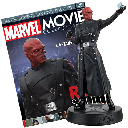 Marvel Movie Collection Figurines - 12cm Red Skull 08 with Magazine