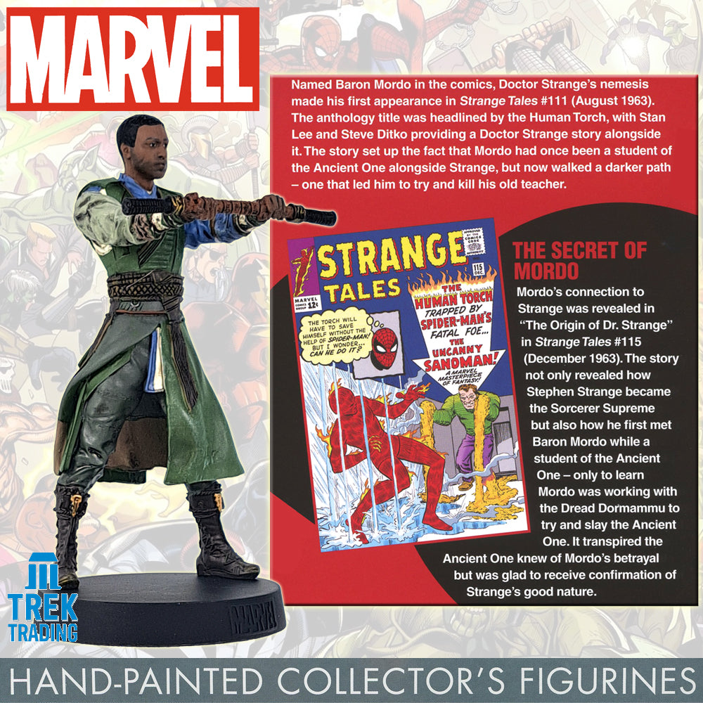 Marvel Movie Collection Figurines - 12cm Mordo 42 with Magazine
