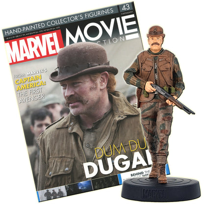 Marvel Movie Collection Figurines - 13cm Timothy Dum Dum Dugan 43 with Magazine