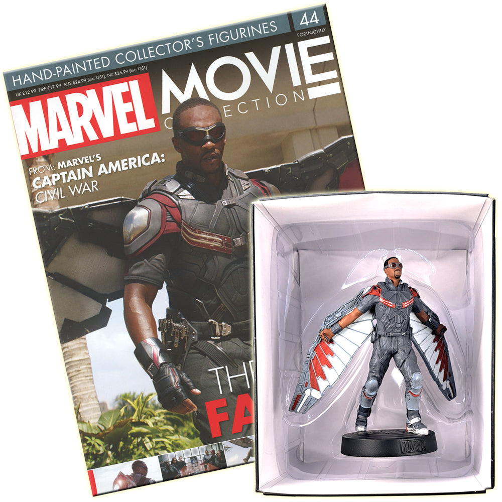 Marvel Movie Collection Figurines - 12cm The Falcon 44 with Magazine