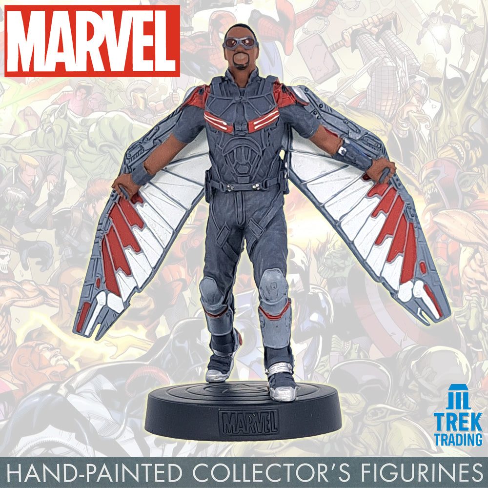 Marvel Movie Collection Figurines - 12cm The Falcon 44 with Magazine