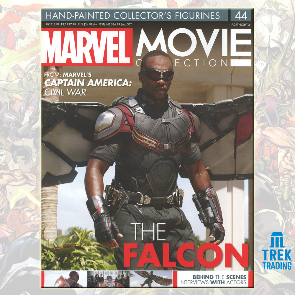 Marvel Movie Collection Figurines - 12cm The Falcon 44 with Magazine
