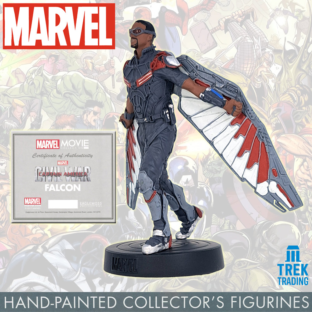 Marvel Movie Collection Figurines - 12cm The Falcon 44 with Magazine
