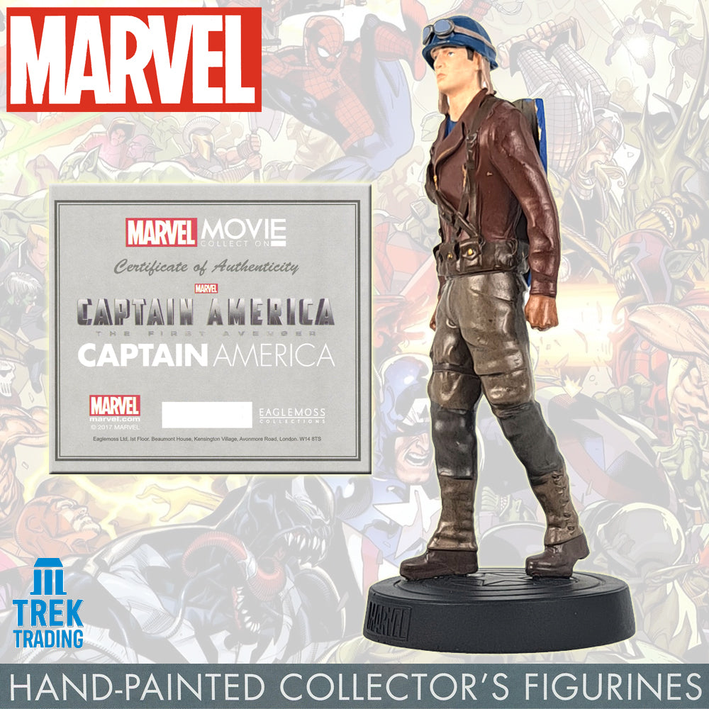 Marvel Movie Collection Figurines - 14cm Captain America: The First Avenger 45 with Magazine