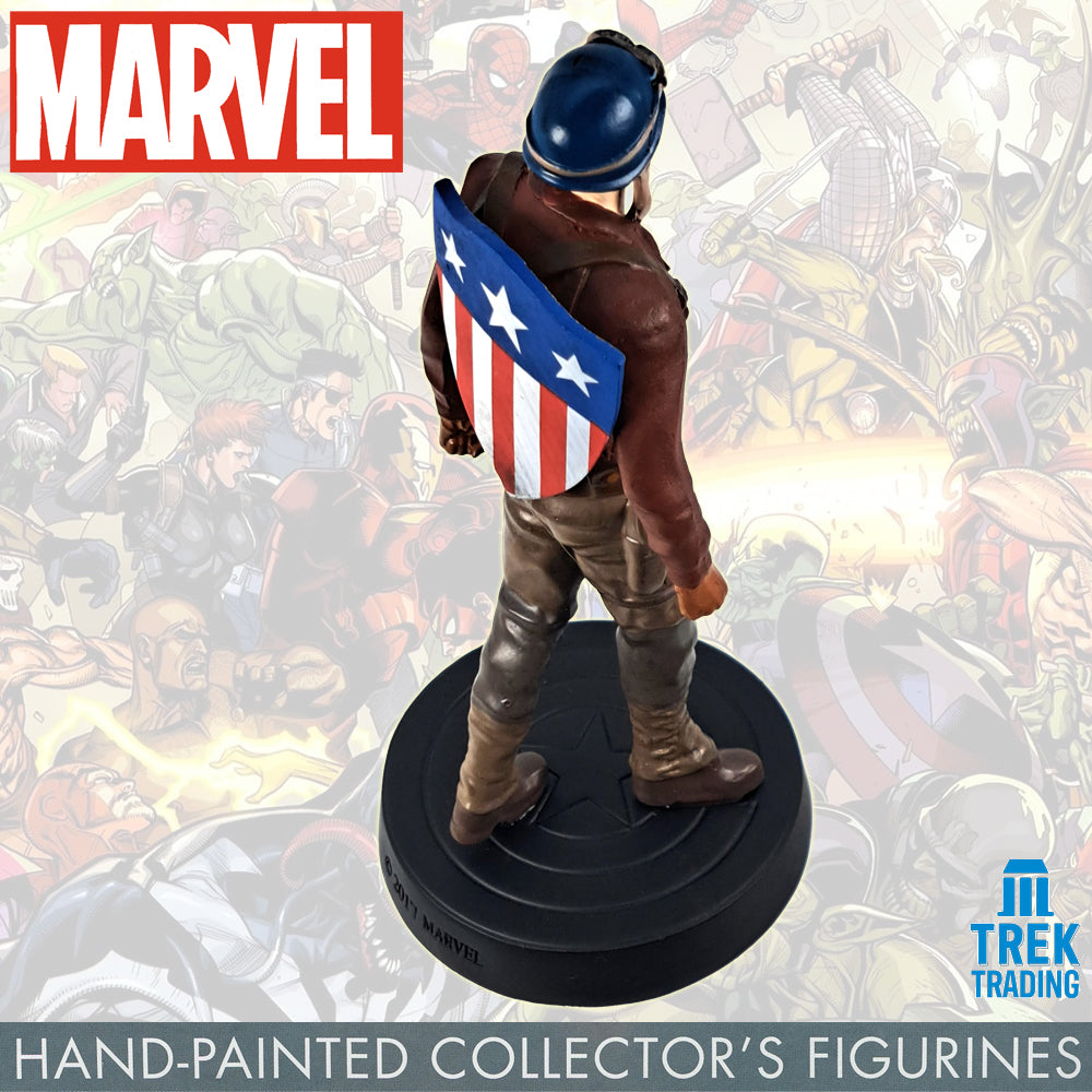 Marvel Movie Collection Figurines - 14cm Captain America: The First Avenger 45 with Magazine
